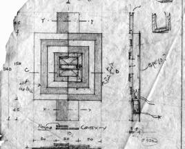 boceto general planopoblete Elemento Integracion Plastica n°2 20x20cms detalle bn