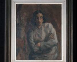 MI HERMANA BELÉN 1946  óleo sobre tela  0.51 x 0.61 Colección privada 